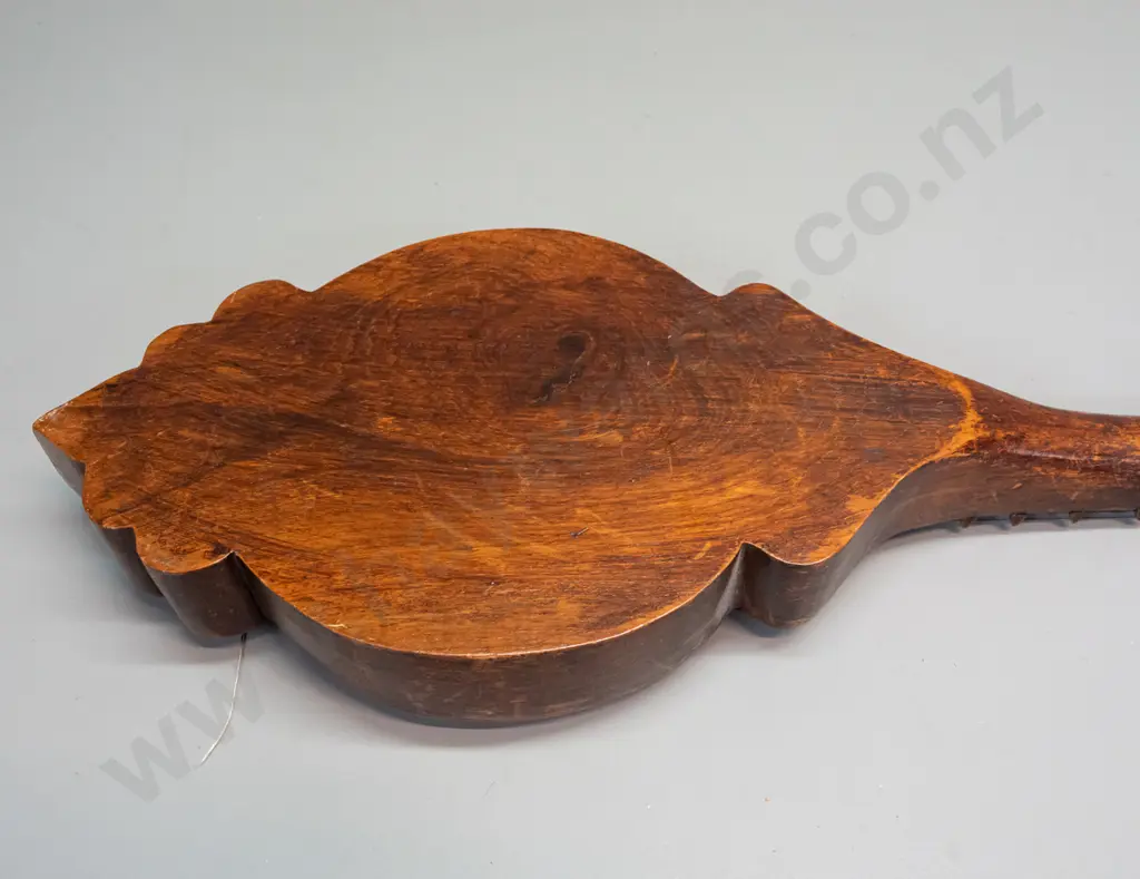 hand-made (Thai?) stringed instrument - has peg and guitar machine head tuners, missing one peg, needs restringing, Image 1++