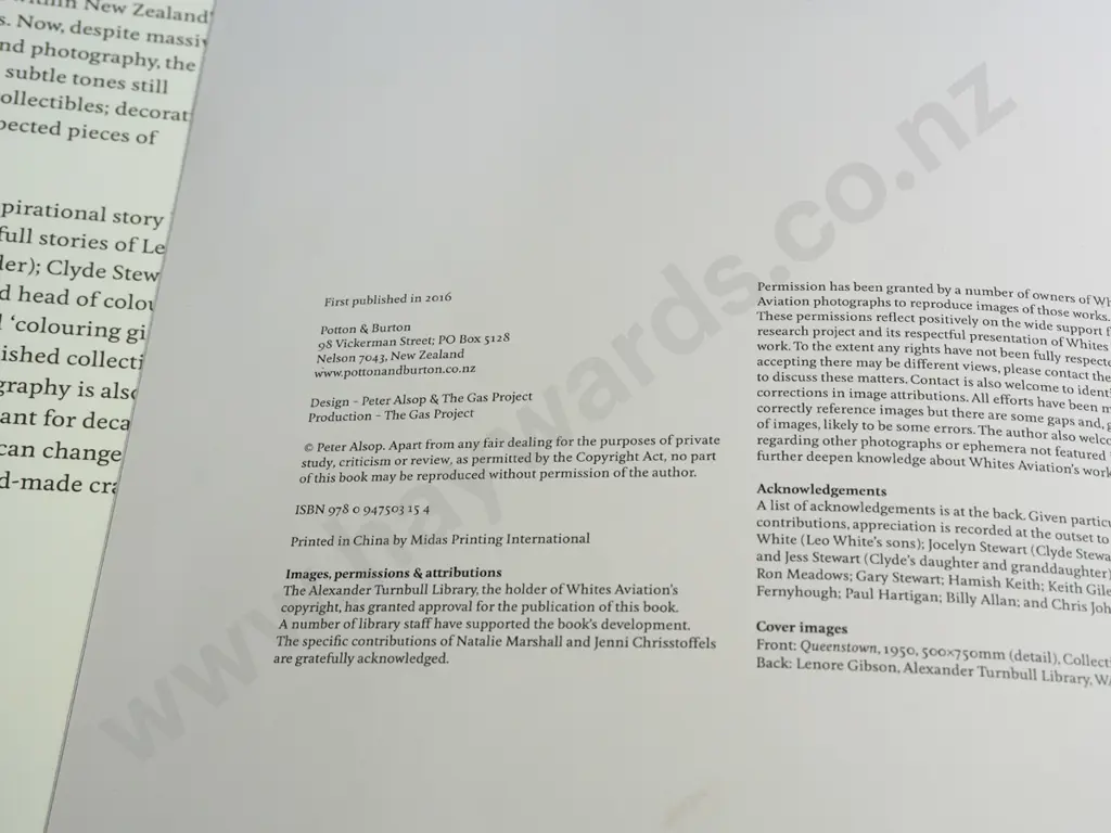 Whites Aviation, hand coloured New Zealand photograph coffee table book 20116 Image 1++