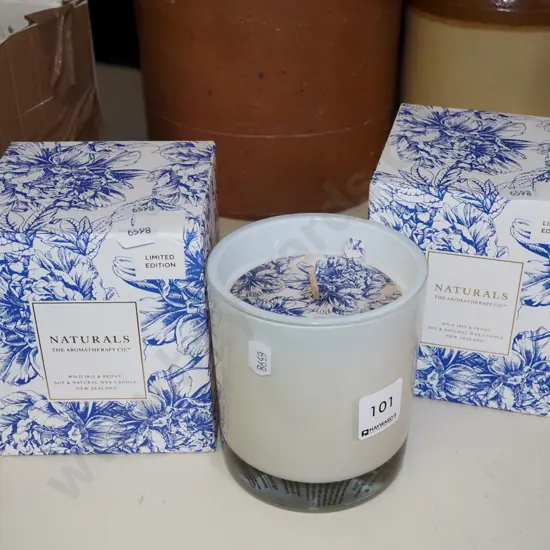 2x as new scented candles