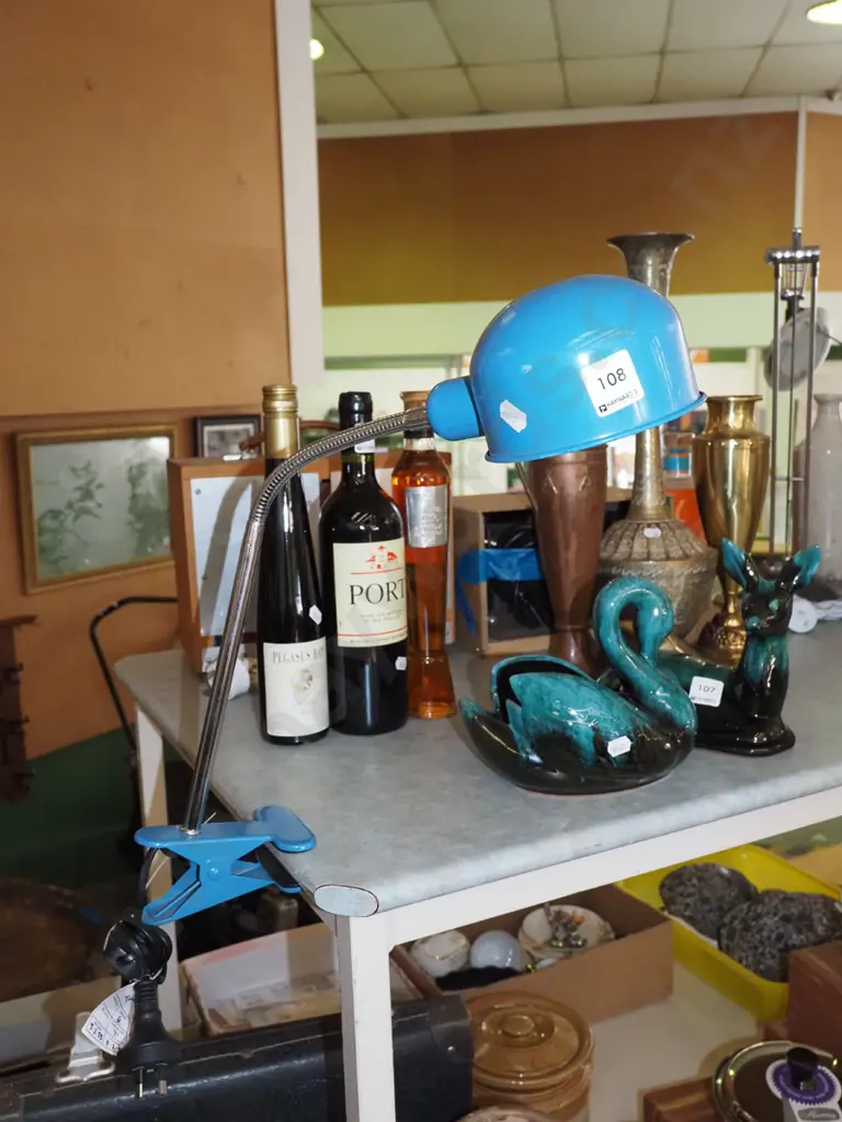 clamp mounted adjustable desk lamp Image 1++