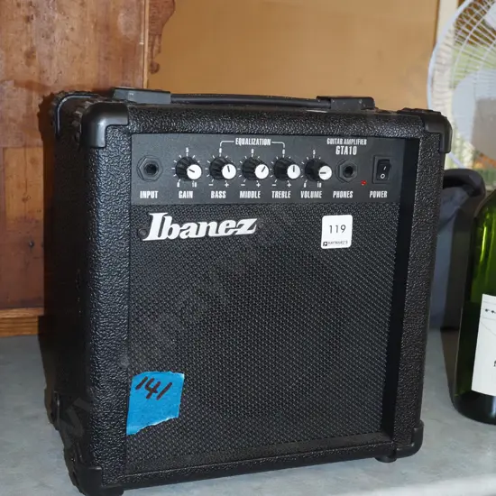 small Ibanez guitar practice amp