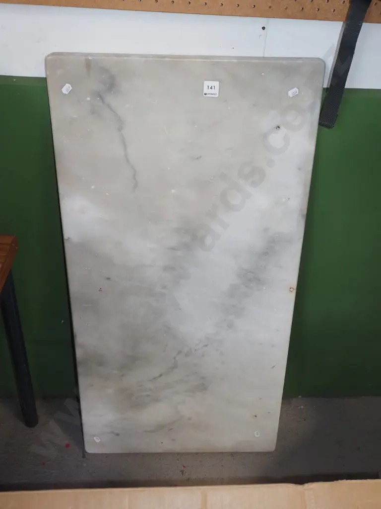 large piece of polished marble - from wash stand H920 L460 Image 1++