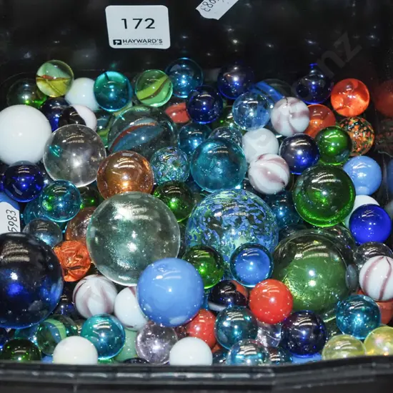 tub of marbles
