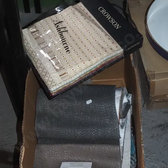 various fabric samples