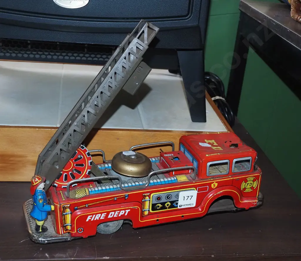 restorer's vintage toy fire engine Image 1++