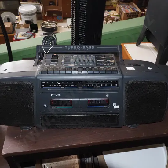 Philips Turbo Base radio cassette player 