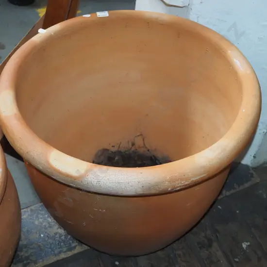 large terracotta garden planter H450 Diam520