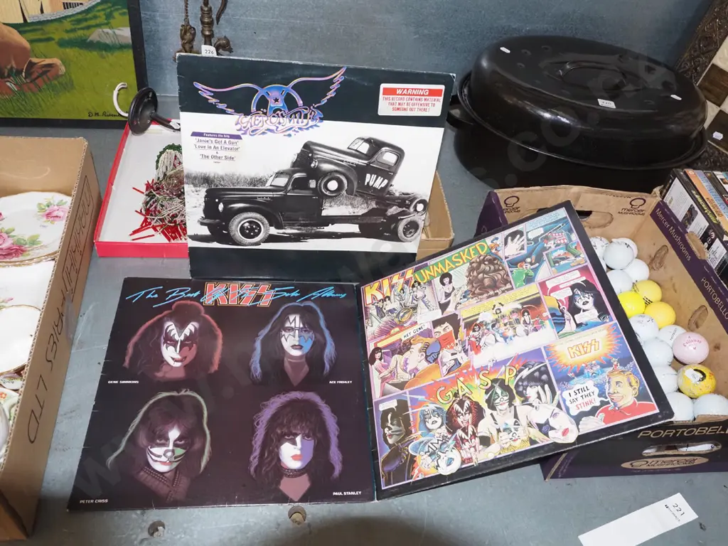 LPs; KISS, Aerosmith Image 1++