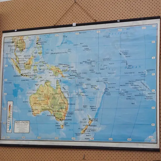 old school map - Indo-Pacific