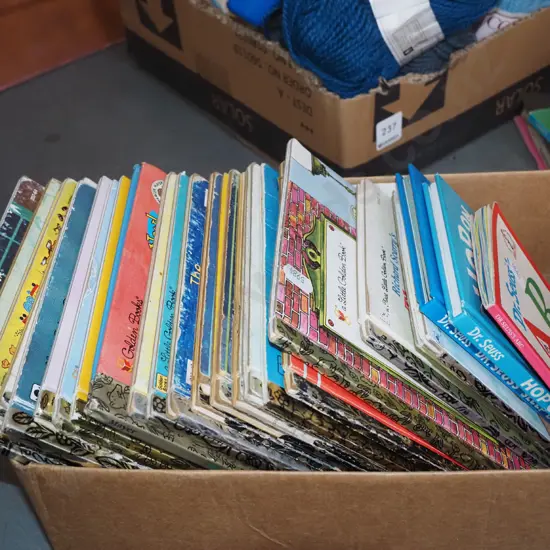 box of children's books