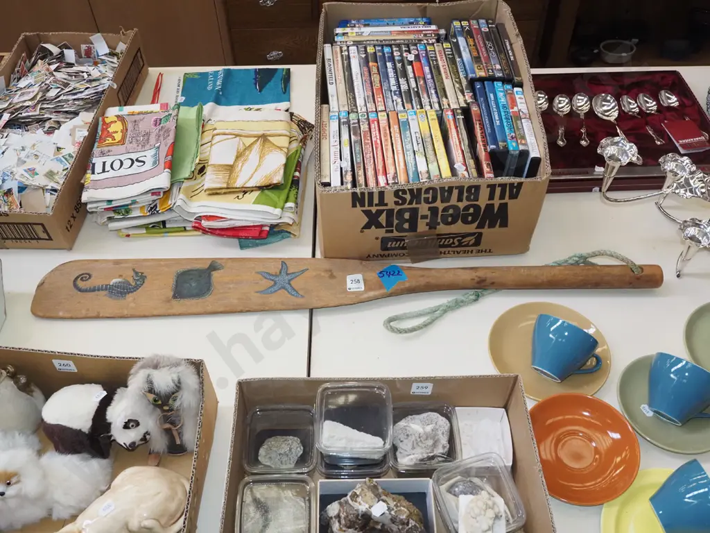 hand painted wooden oar L935 Image 1++