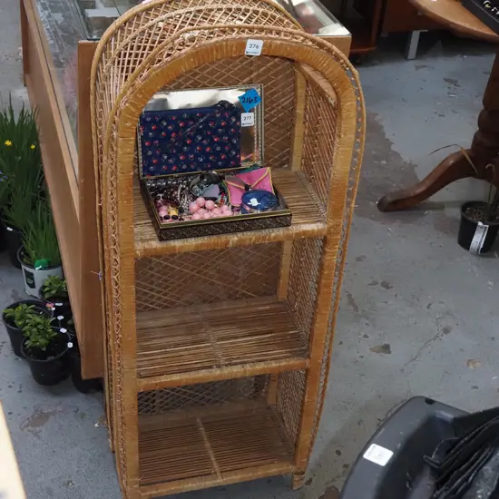 cane and bamboo stand H1130 