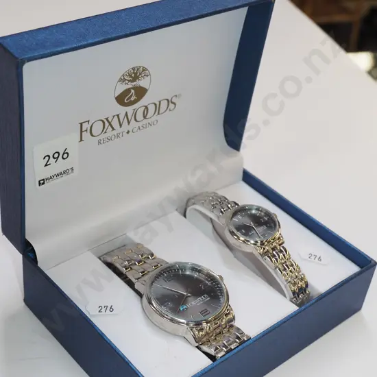 Foxwoods Resort and Casino boxed watch set