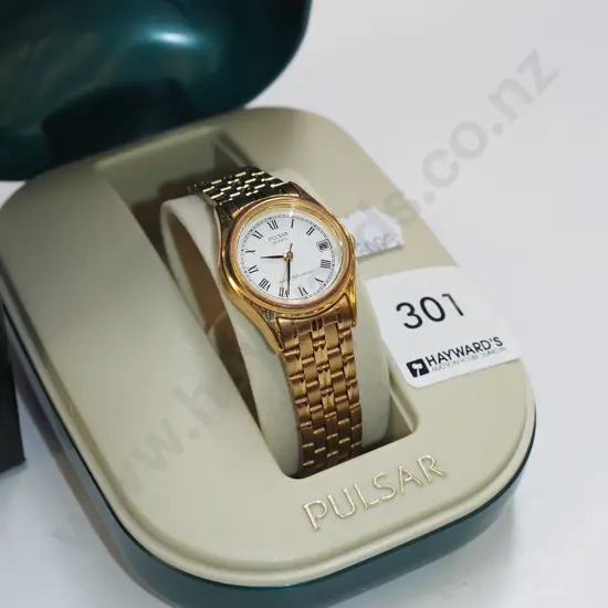 boxed Pulsar wristwatch