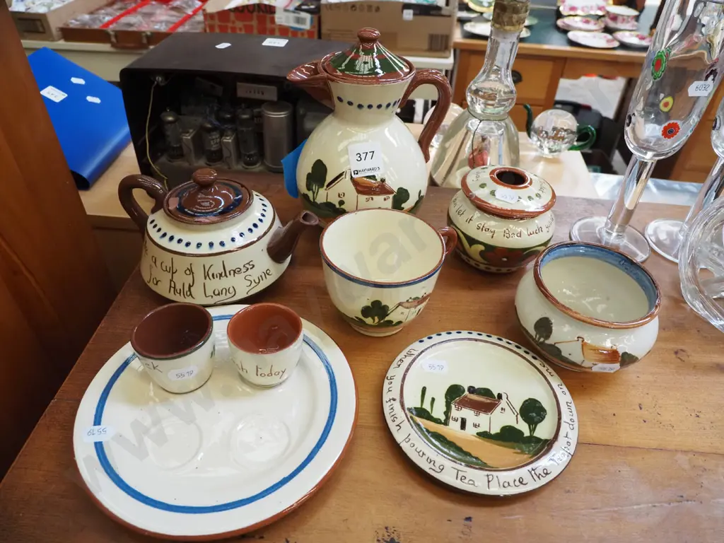 assorted Torquay motto ware - chips and damage Image 1++