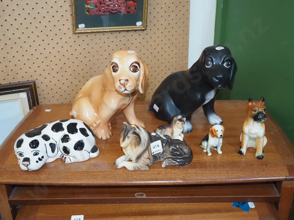 various dog figurines Tallest H215 Image 1++