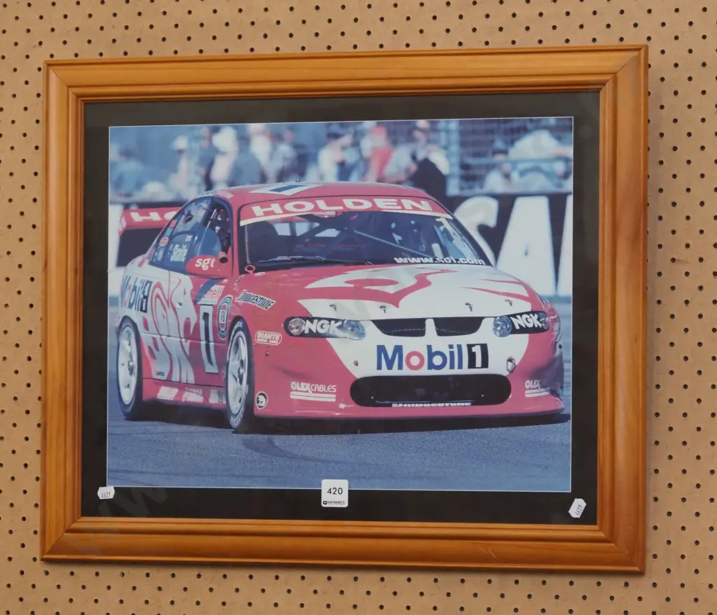 framed photo print - Holden racing car Image 1++