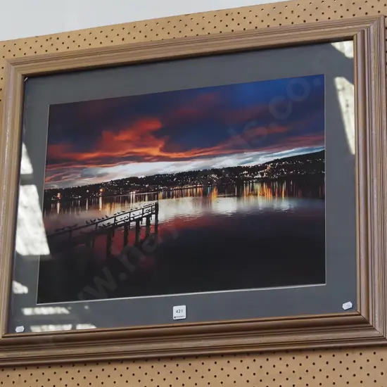 framed photo  Dunedin from Vauxhall