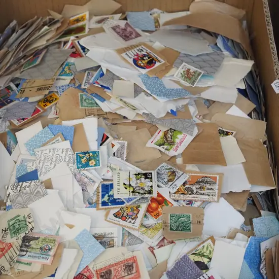 box of stamps