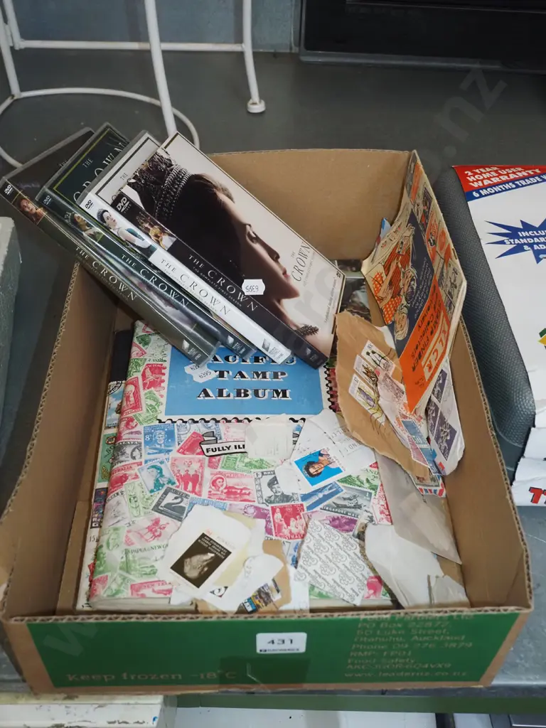 box of various stamps Image 1++