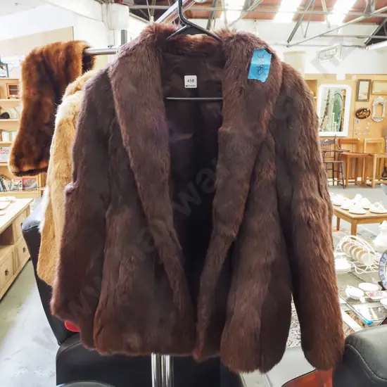 ladies fur coat