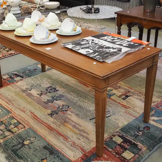 mahogany coffee table - slight wear to top