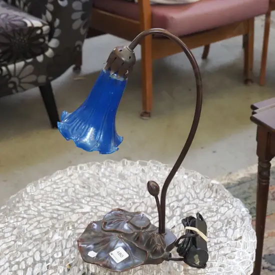 reproduction Tiffany style lily pad lamp