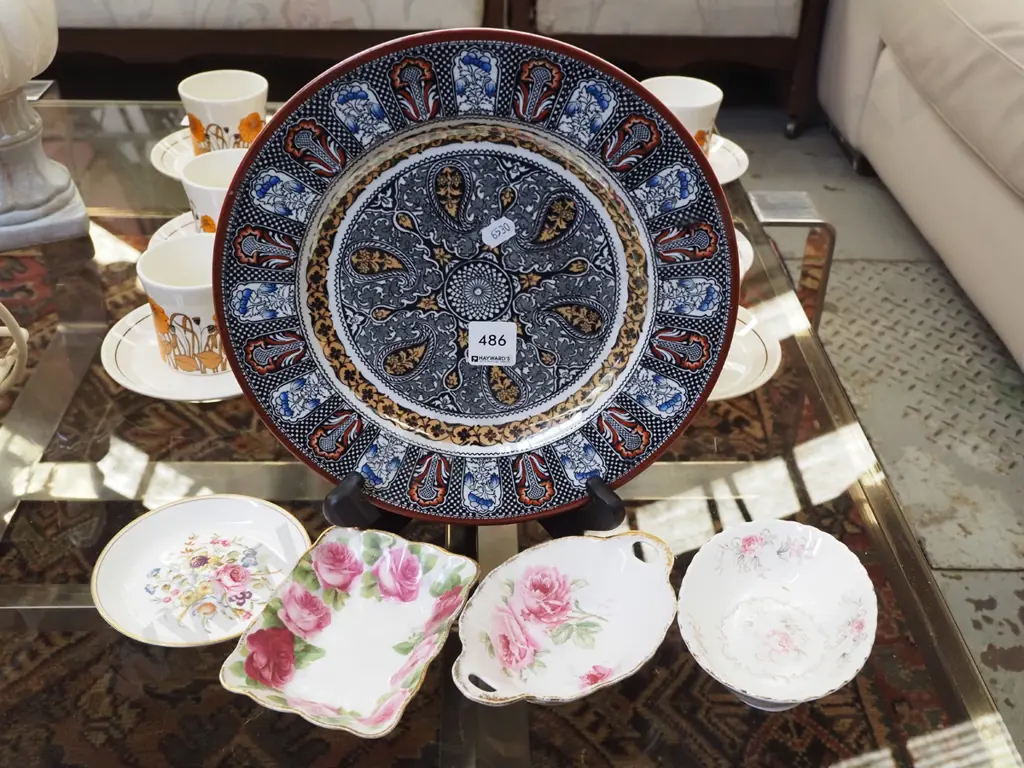 Wedgwood Indian cabinet plate, jam dishes Image 1++