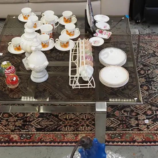 Persian style floor mat - wear and fading 