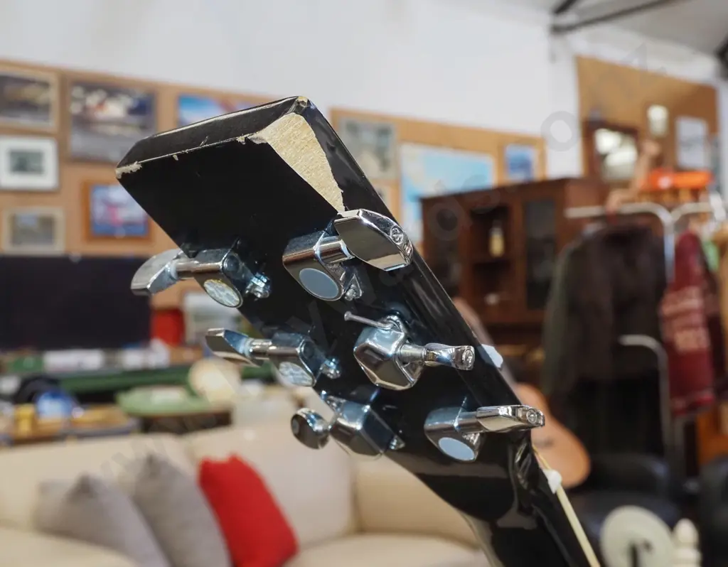 Axman acoustic-electric guitar - chip to back of headstock Image 1++