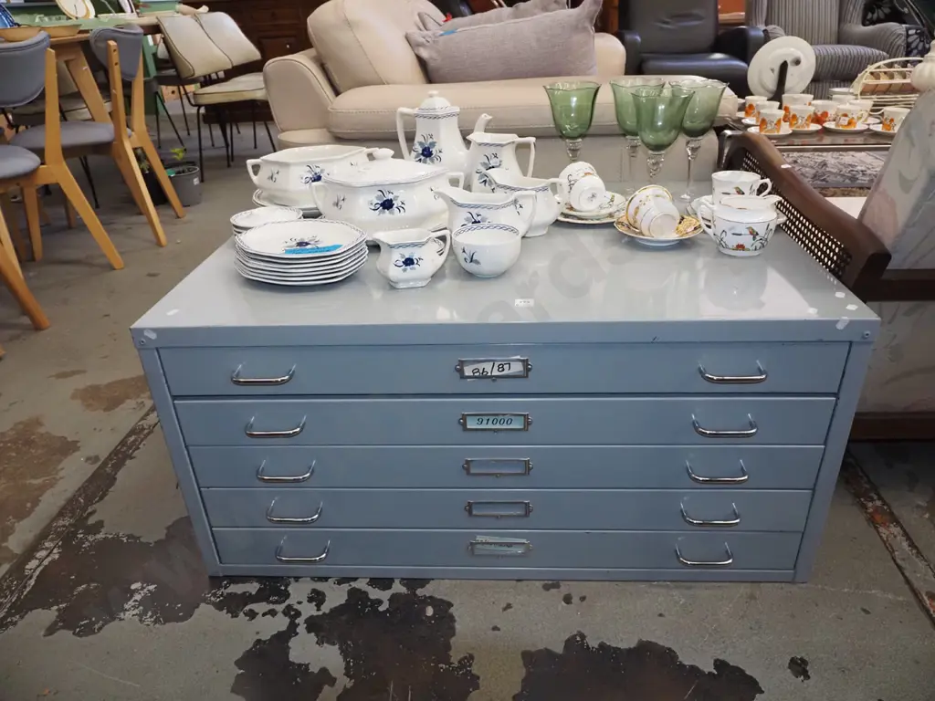 5 drawer metal plan drawers H460 W960 D675 Image 1++