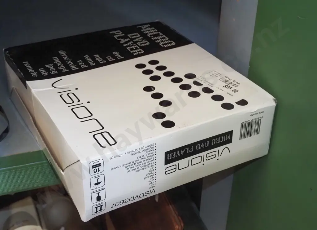 as new boxed Visione micro DVD player Image 1++