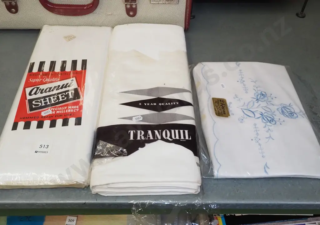 vintage cotton sheets and pillow cases Image 1++