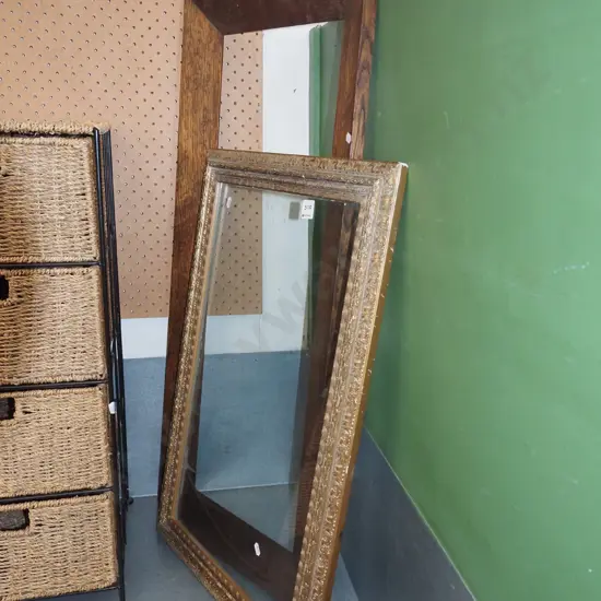 oak picture frame - no glass, glazed picture frame