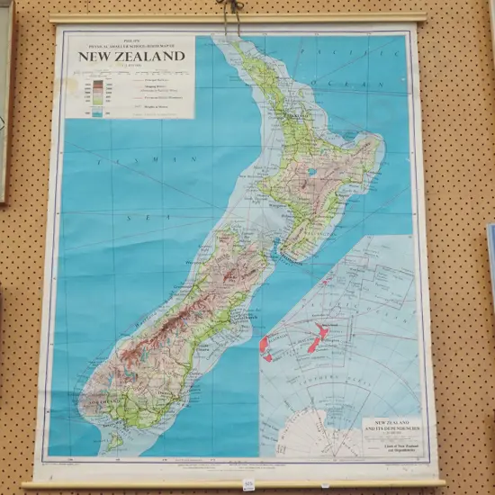 old school map - NZ