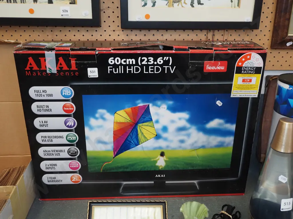 boxed as new Akai 60cm LED TV Image 1++