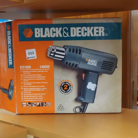 as new Black & Decker heat gun