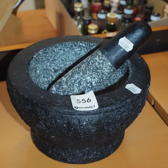 stone mortar and pestle