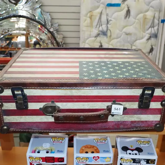 reproduction Stars and Stripes suitcase