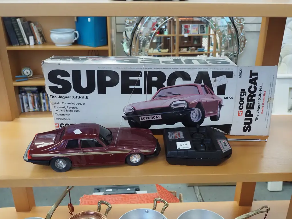 1980s Jaguar Super Cat remote car As Is No Returns Image 1++