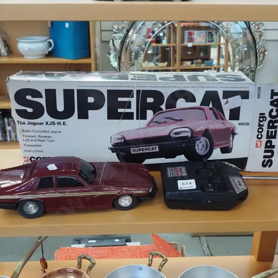 1980s Jaguar Super Cat remote car As Is No Returns