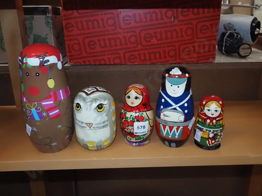 5x bubushka dolls Image 1++