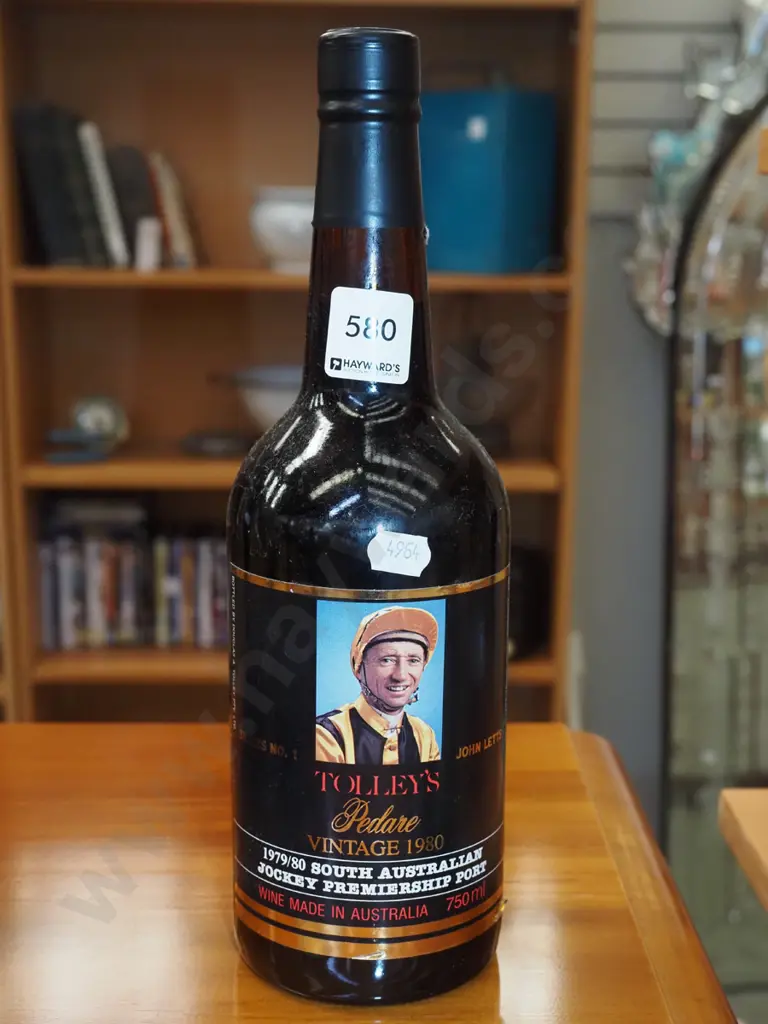 bottle of 750ml Tolley's 1980 vintage port Image 1++