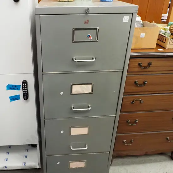 metal 4 drawer filing cabinet