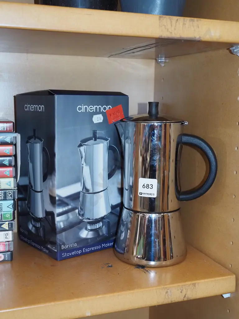 stainless steel stove top espresso maker Image 1++