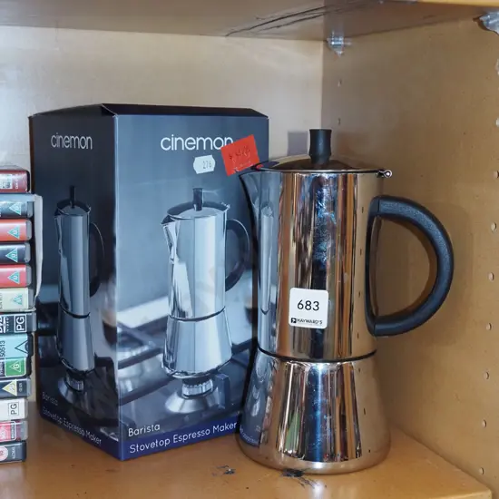 stainless steel stove top espresso maker