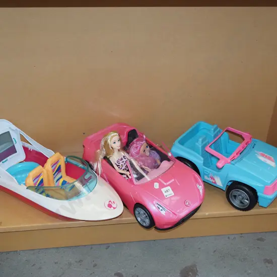 dolls and doll vehicles