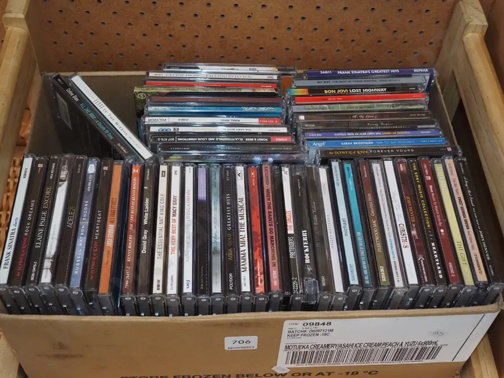 box of CDs Image 1++