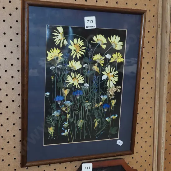 framed print - meadow flowers