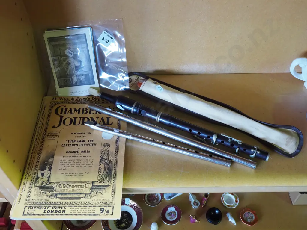 tin whistles, recorders, games journal, postcards Image 1++